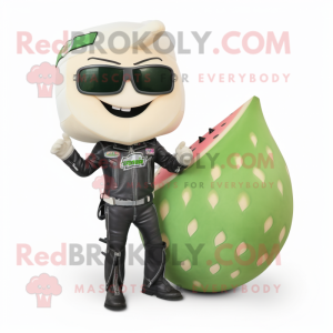 Cream Watermelon maskot...