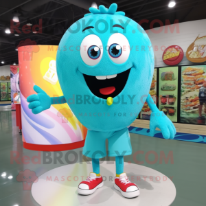 Turquoise Candy mascotte...