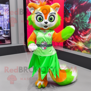 Lime Green Red Panda...