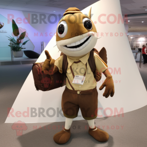 Brown Swordfish mascotte...