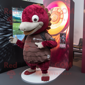 Maroon Pangolin mascotte...