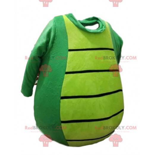 Tête de mascotte de dragon vert super fun - Redbrokoly.com