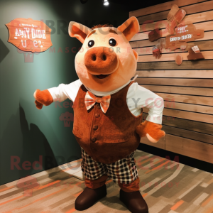 Rust Sow mascotte kostuum...