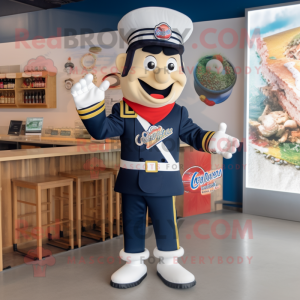 Navy Ceviche maskot kostume...