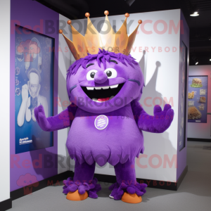 Purple King maskotdräkt...