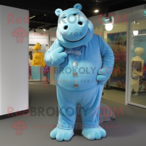 Sky Blue Hippopotamus...