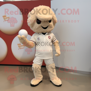 Beige Meatballs mascotte...