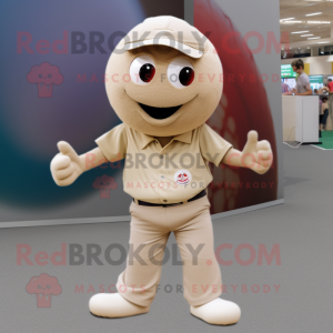 Beige Meatballs mascotte...