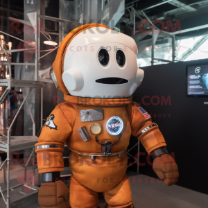 Rust Astronaut maskot drakt...