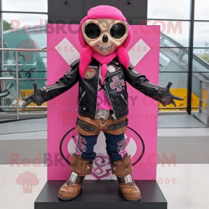 Pink Celtic Cross maskot...
