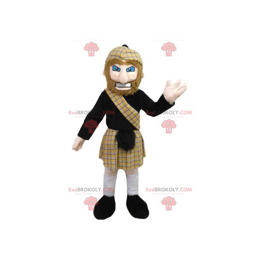 Mascot man in traditional Scottish costume. - Redbrokoly.com