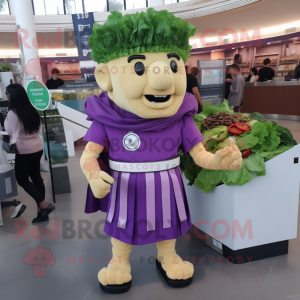 Lila Caesar Salad maskot...