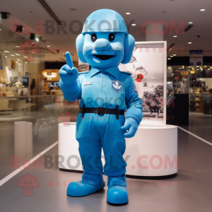 Personagem de mascote Cyan...