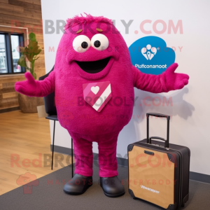 Magenta Raspberry mascotte...