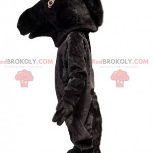 Black horse mascot. Black horse costume - Redbrokoly.com