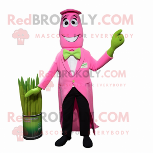 Pink asparges maskot...