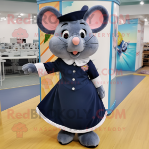 Navy Mouse mascotte kostuum...