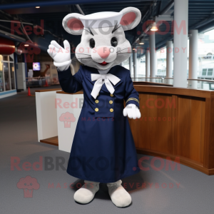 Navy Mouse mascotte kostuum...