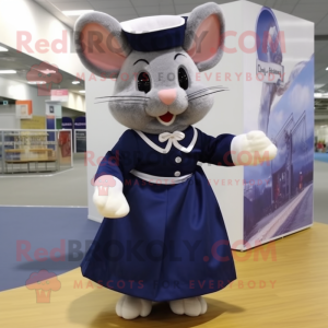 Navy Mouse mascotte kostuum...