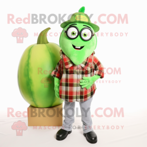 Lime Green Onion maskot...