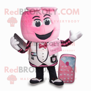 Pink Ice Cream maskot...