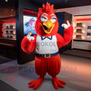 Red Roosters Maskottchen...