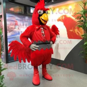 Red Roosters maskot kostume...