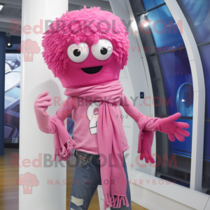 Roze Cyclops mascotte...