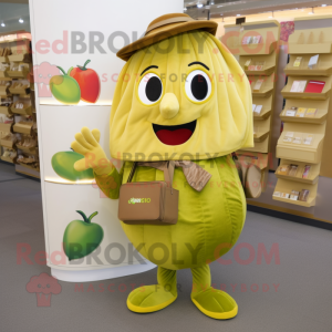 Olive Mango maskot kostym...