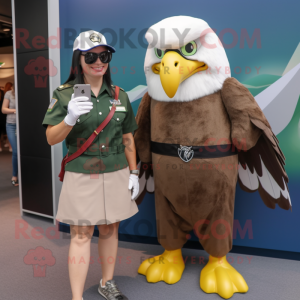 Olive Bald Eagle mascotte...