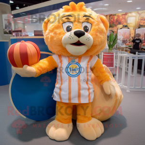 Peach Tamer Lion mascotte...