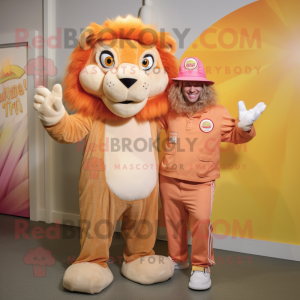 Peach Tamer Lion mascota...
