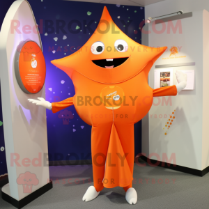 Orange Ray mascotte kostuum...