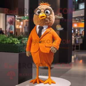 Orange Quail mascotte...