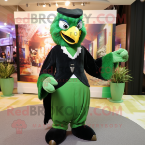 Forest Green Hawk mascotte...