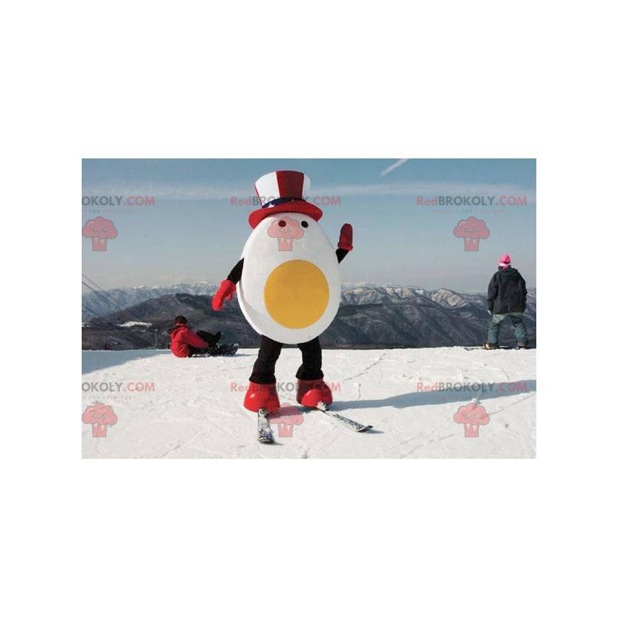 Maskot obří vejce s republikánským kloboukem - Redbrokoly.com