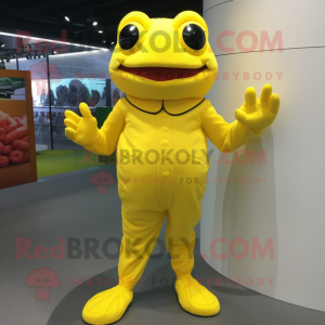 Yellow Frog mascotte...