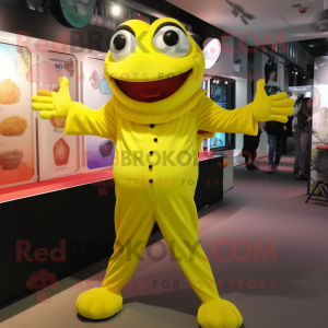 Yellow Frog mascotte...