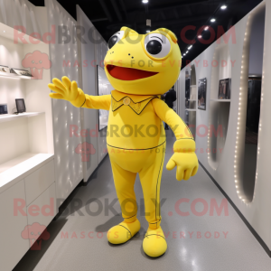 Yellow Frog mascotte...