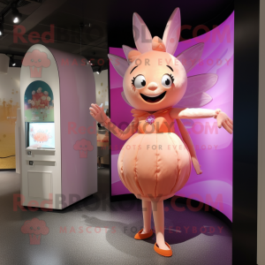 Peach Tooth Fairy mascotte...