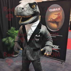 Black T Rex mascotte...