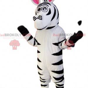 Mascote zebra super cômico. Fantasia de zebra - Redbrokoly.com
