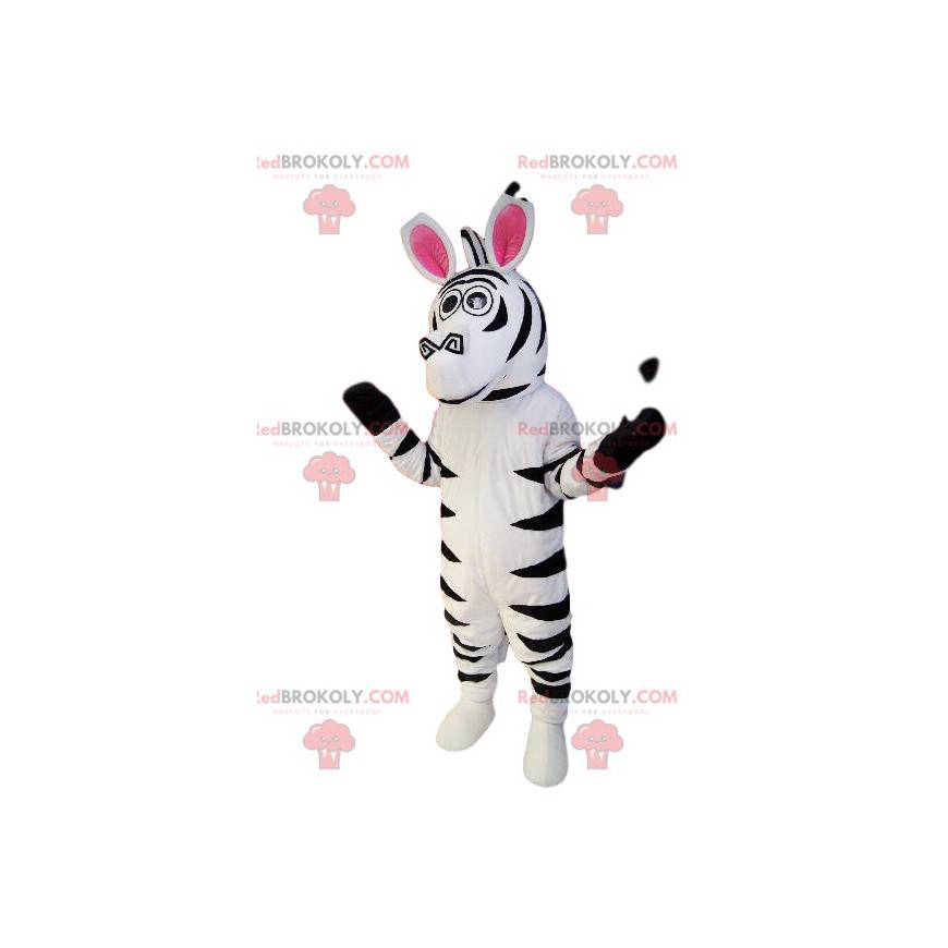 Mascote zebra super cômico. Fantasia de zebra - Redbrokoly.com