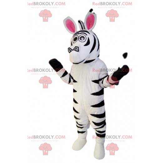 Mascote zebra super cômico. Fantasia de zebra - Redbrokoly.com