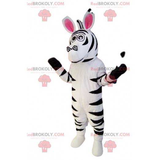 Super comic zebra mascot. Zebra costume - Redbrokoly.com