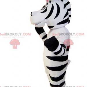 Mascote zebra super cômico. Fantasia de zebra - Redbrokoly.com