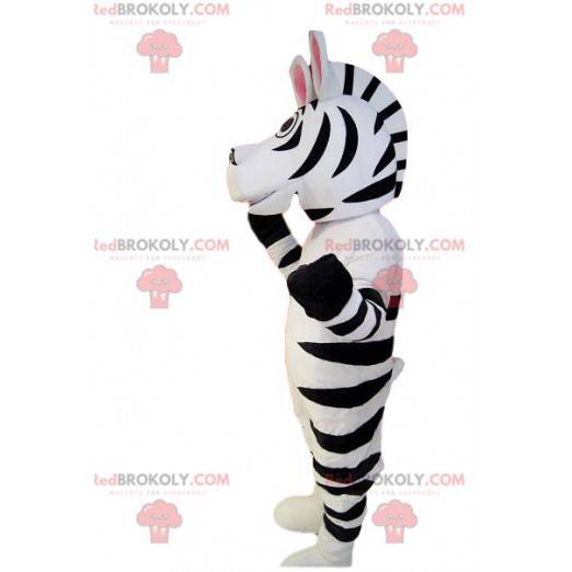 Mascote zebra super cômico. Fantasia de zebra - Redbrokoly.com