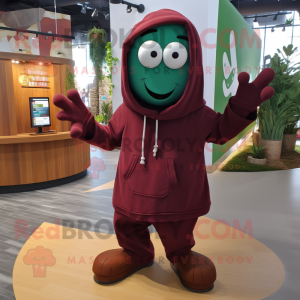 Maroon Zucchini maskot...