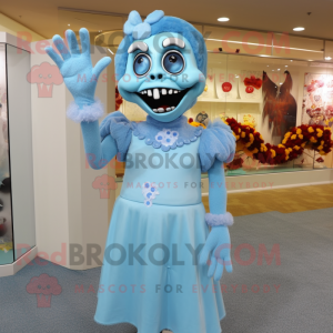 Sky Blue Undead maskot...