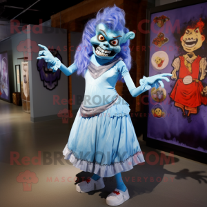 Sky Blue Undead maskot...